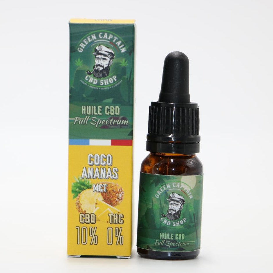 HUILE CBD COCO ANANAS MCT 10%