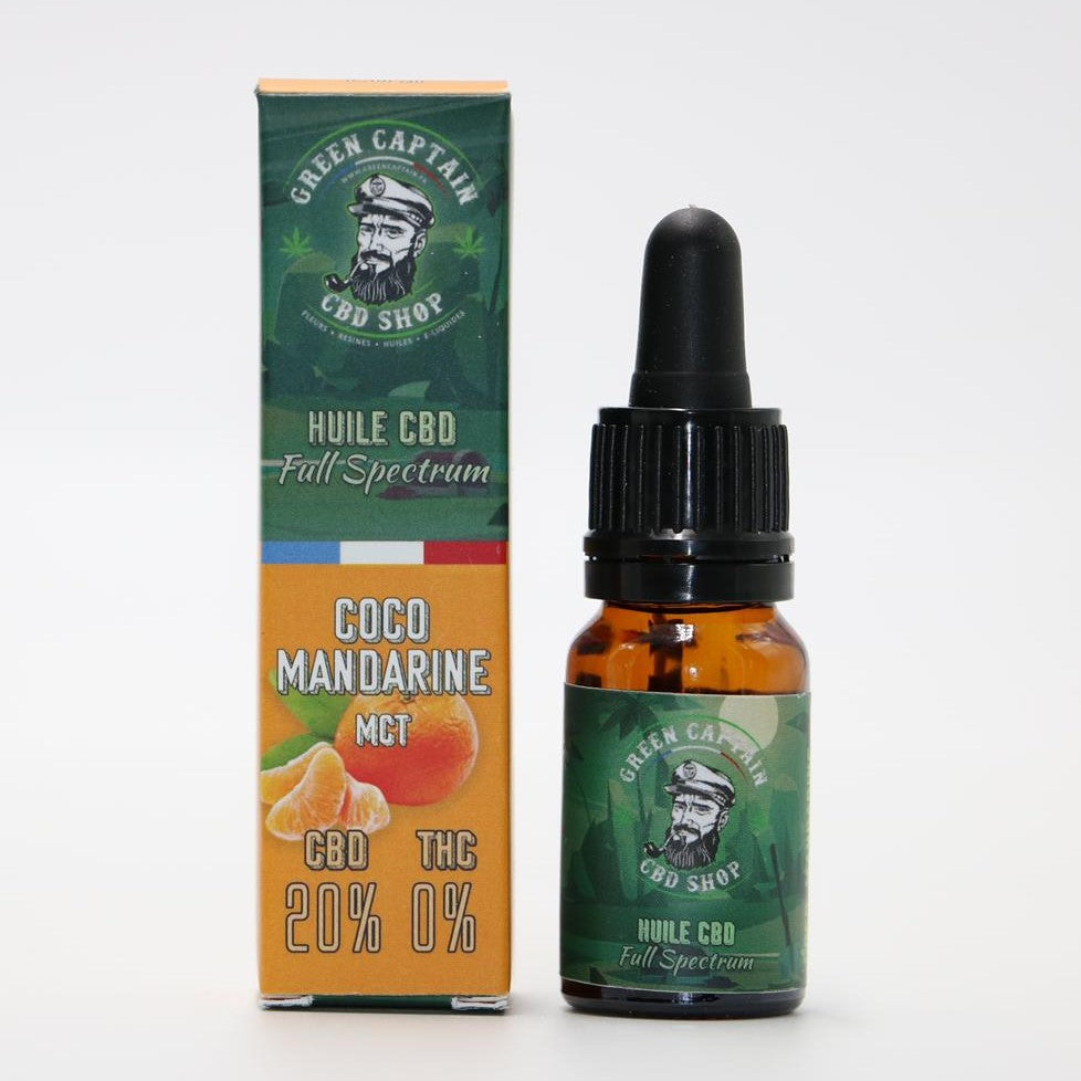 HUILE CBD COCO MANDARINE MCT 20%