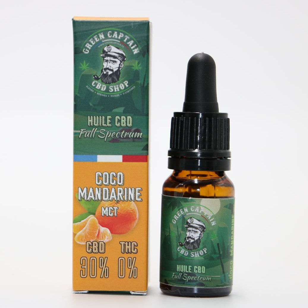 HUILE CBD COCO MANDARINE MCT 30%