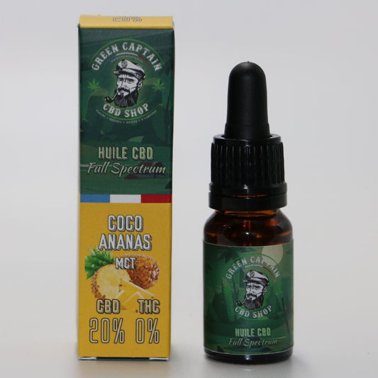 HUILE CBD COCO ANANAS MCT 20%