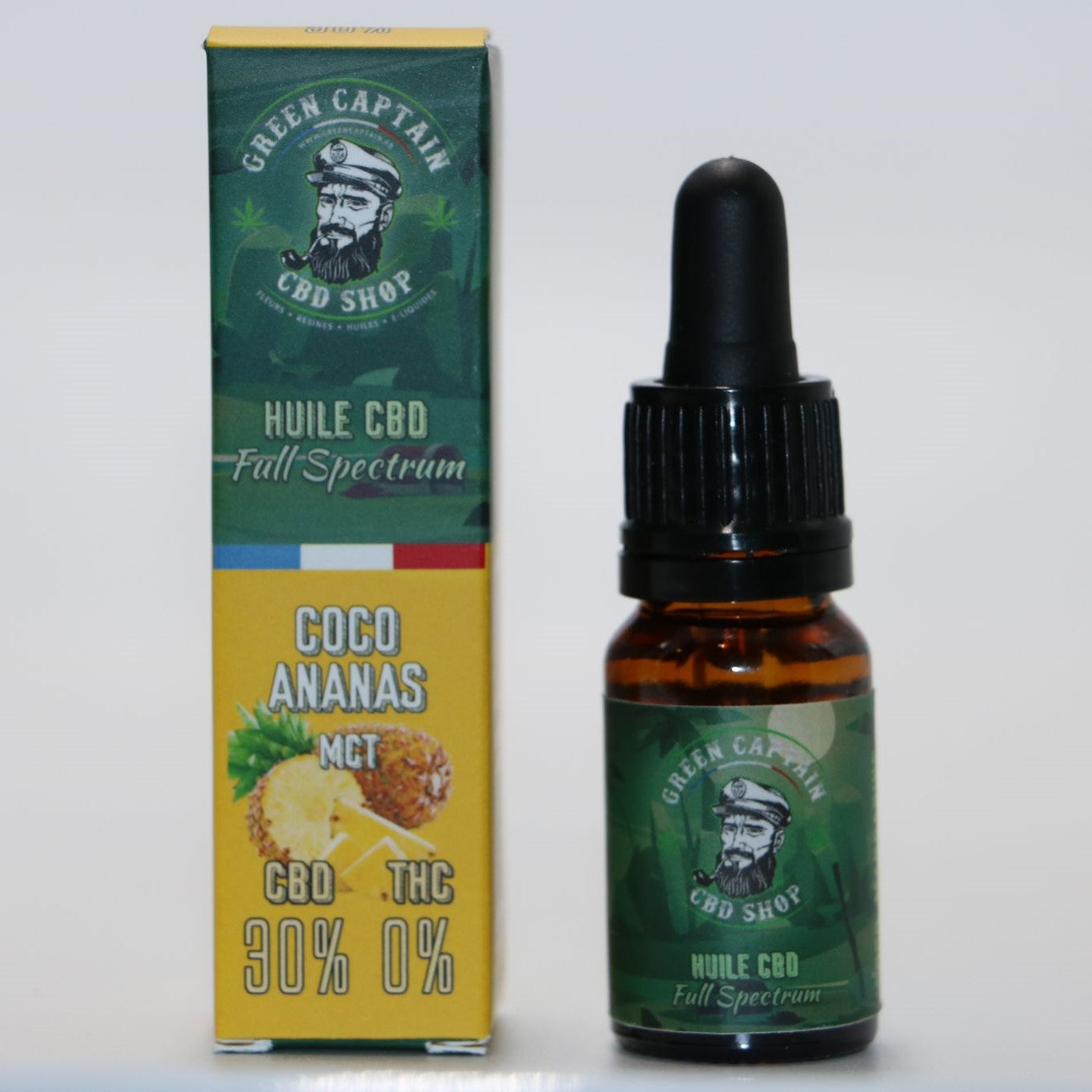 HUILE CBD COCO ANANAS MCT 30%