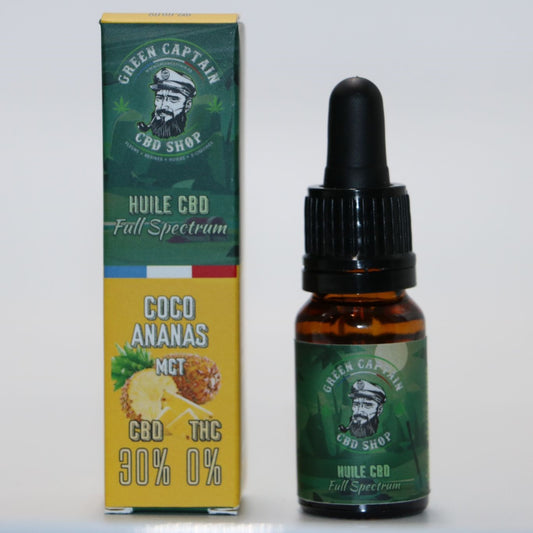 HUILE CBD COCO ANANAS MCT 30%