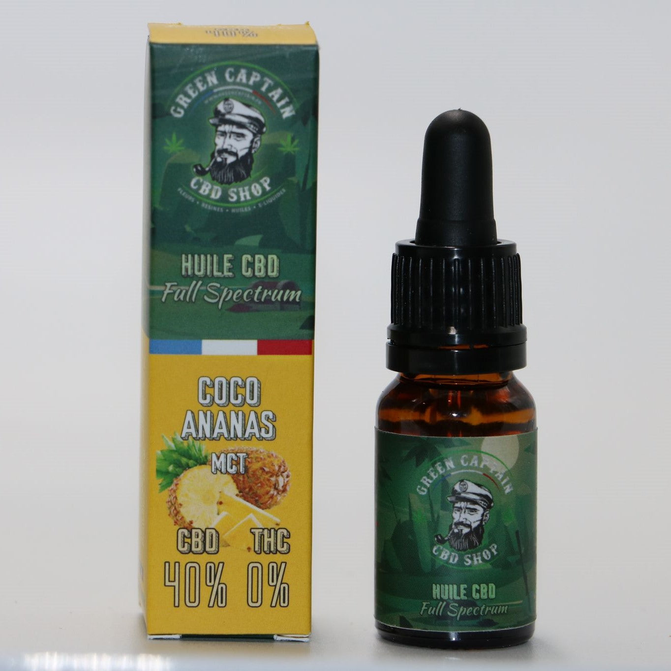 HUILE CBD COCO ANANAS MCT 40%