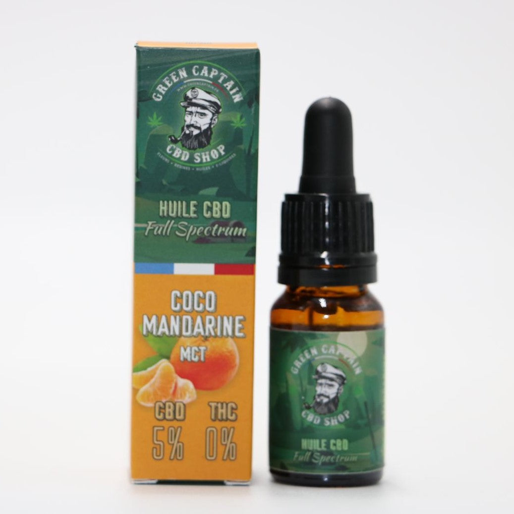 HUILE CBD COCO MANDARINE MCT 5%